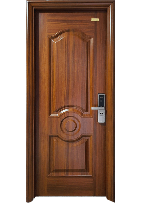 Cửa thép vân gỗ thông phòng cánh đơn HMB6030