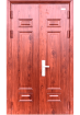 Cửa thép vân gỗ Hoa Vĩ 2 cánh cân HMS60S03